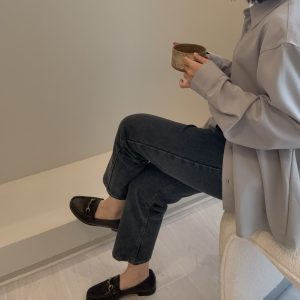 (season sale)超級顯瘦牛仔褲(推) - Image 5