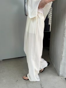 穿比不穿還舒服高級縲縈鬆緊落地長褲 - Image 7